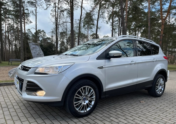 Ford Kuga cena 48999 przebieg: 197291, rok produkcji 2014 z Zduny małe 781